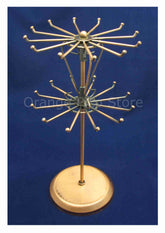 Copper Metal Rotating Wire Jewelry Display